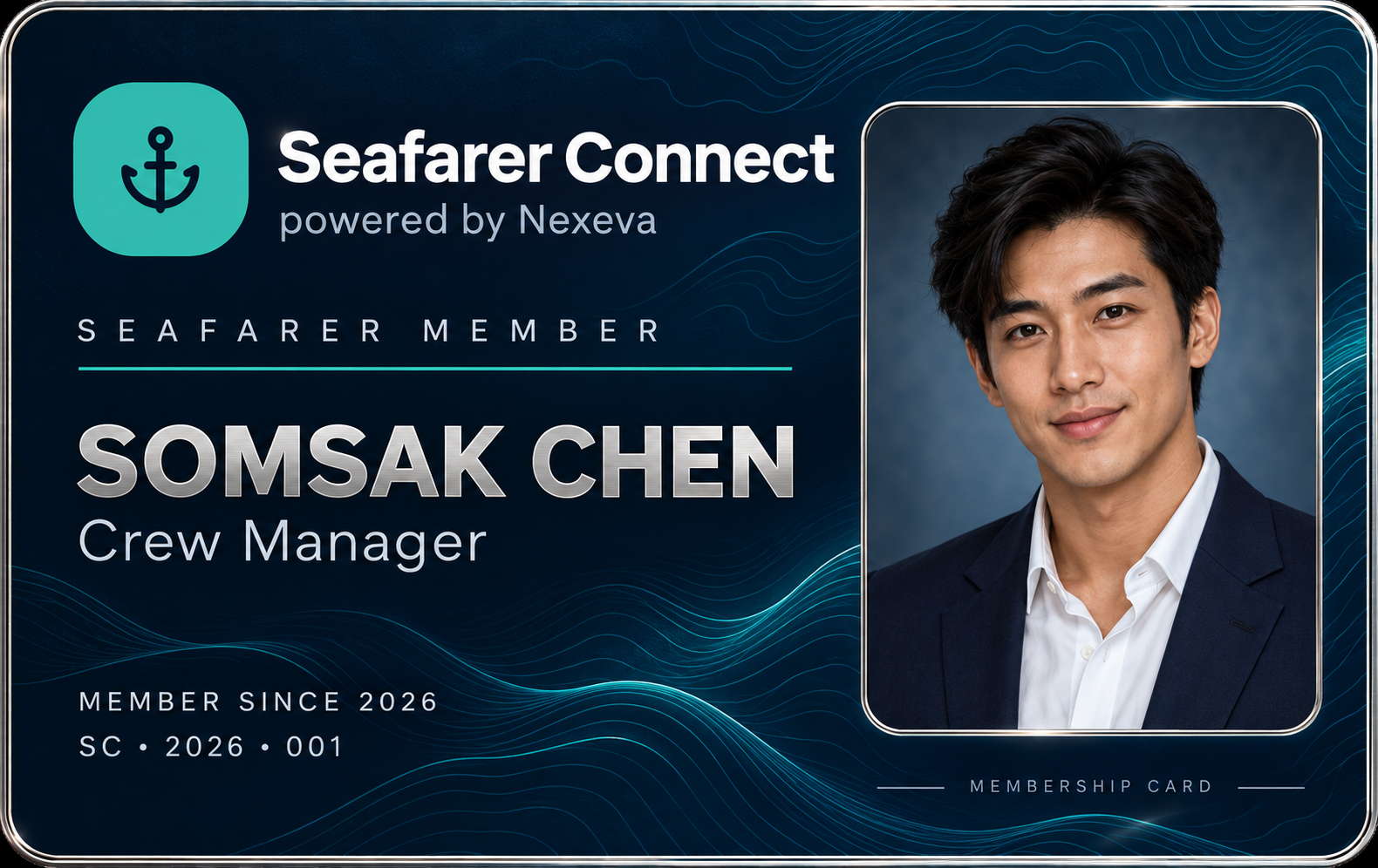 Seafarer Connect member ID — Somsak Chen